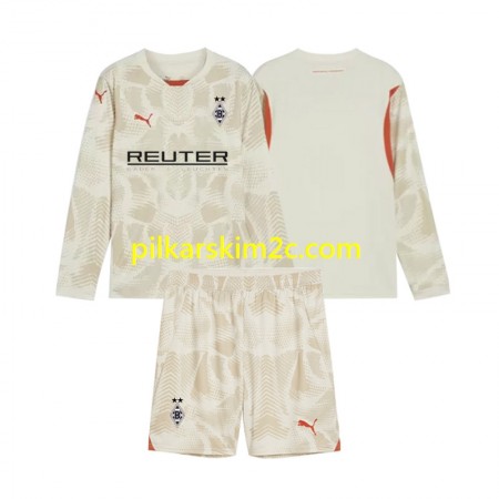 Koszulka Borussia Monchengladbach Bramkarskie Dziecięca Główna 2024/25 Koszulki Piłkarskie(L/S)